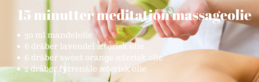 massageolie meditation