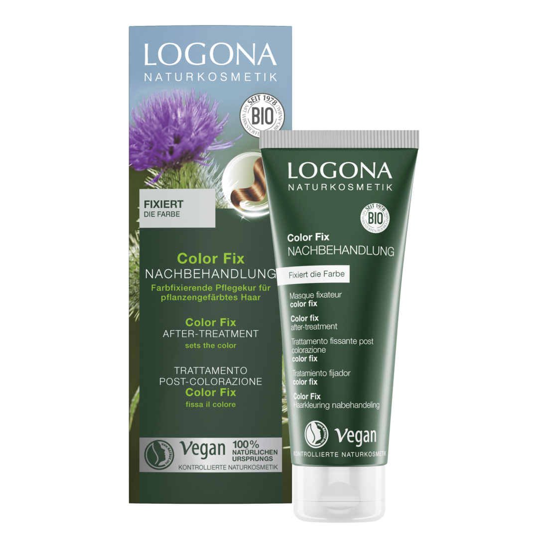 Logona Color Cream Maghoni økologisk & vegansk hårfarve uden kemikalier