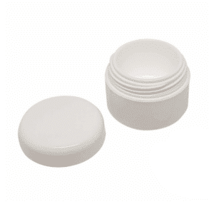 Rund bøtte (hvid) 5 ml