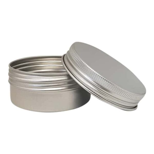 Cremebøtte aluminium 50 ml