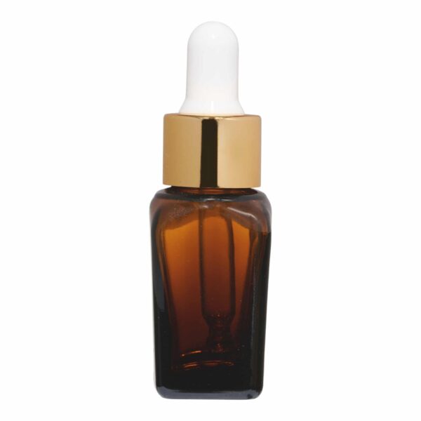 10 ml flaske  med guldpipette