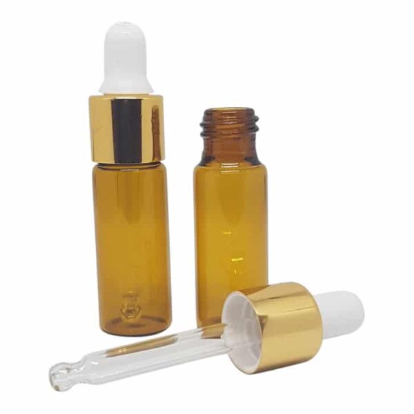 5 ml brun flaske m. pipette - Image 2