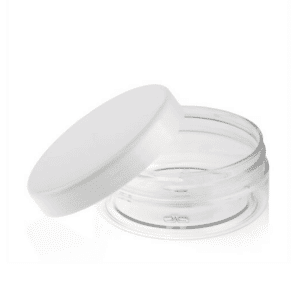 Rund bøtte (klar plast) 50 ml