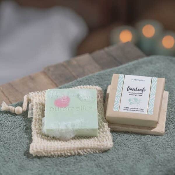 Puremetics sæbebar med shea & lime - Image 2