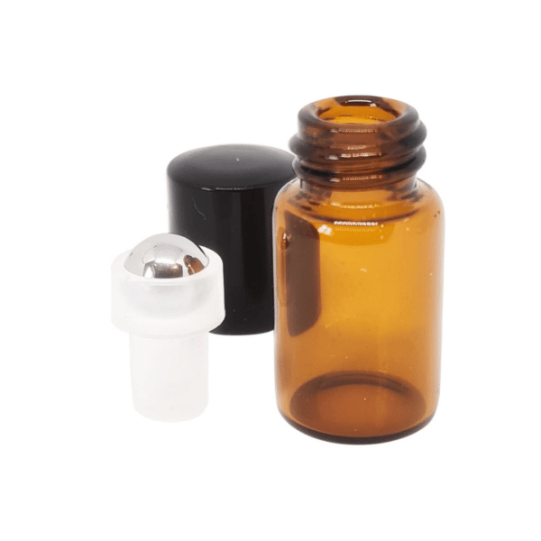 Roll-On glasflaske brun 2 ml