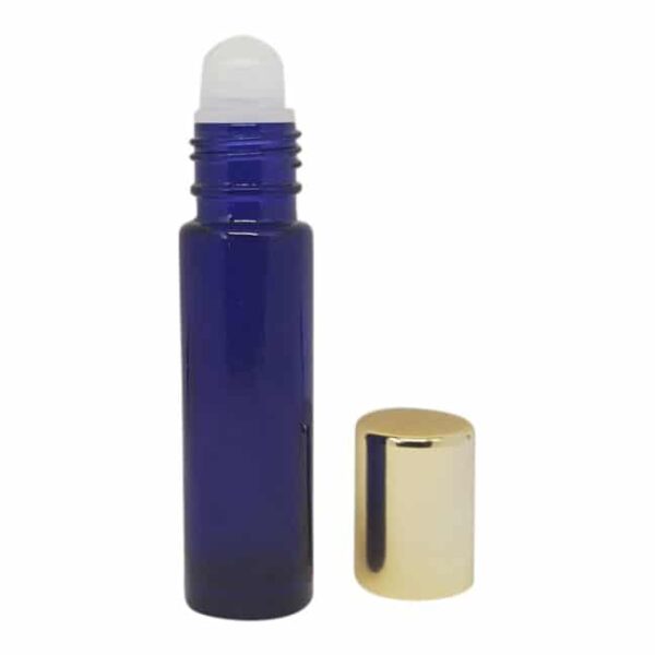 Roll-On glasflaske blå 10 ml