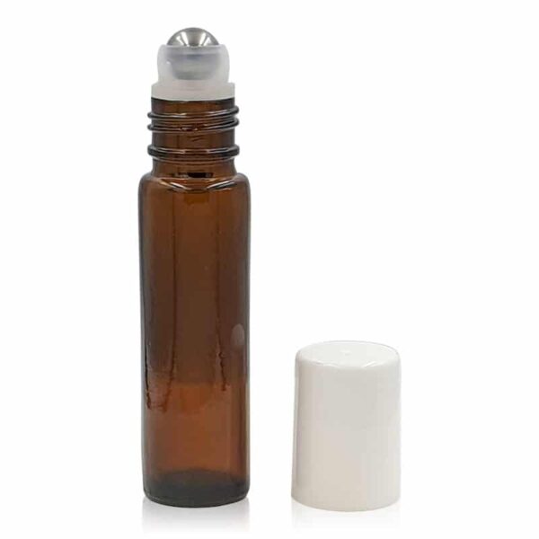 Roll-On glasflaske brun 10 ml