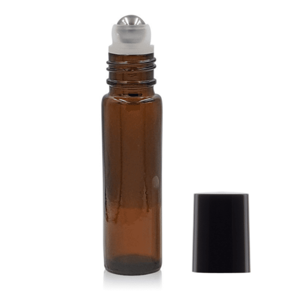 Roll-On glasflaske brun 10 ml