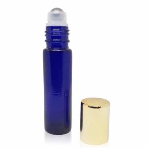 Roll-On glasflaske blå 10 ml
