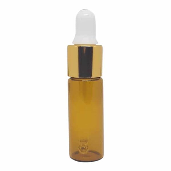 5 ml brun flaske m. pipette