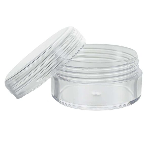Rund bøtte (klar plast) 5 ml