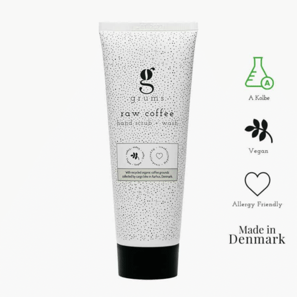 raw coffee hand scrub + wash