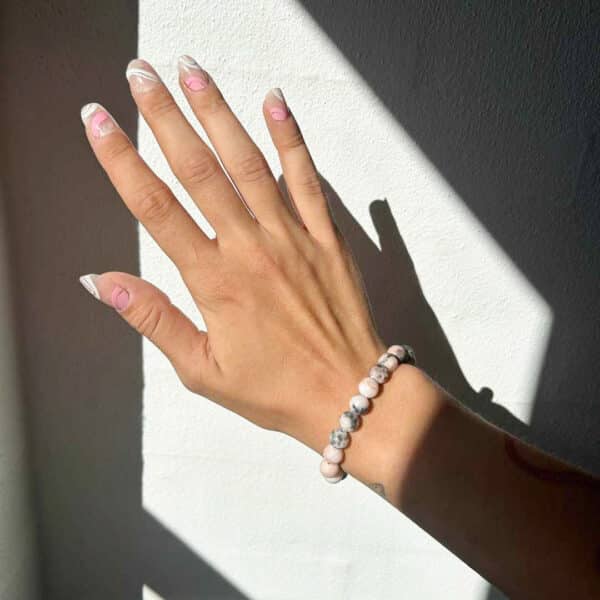 Mala Armbånd Pink Zebra Japis