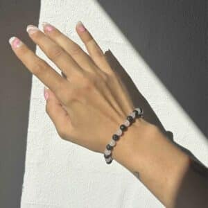 Armbånd  Lava og Rosenkvarts