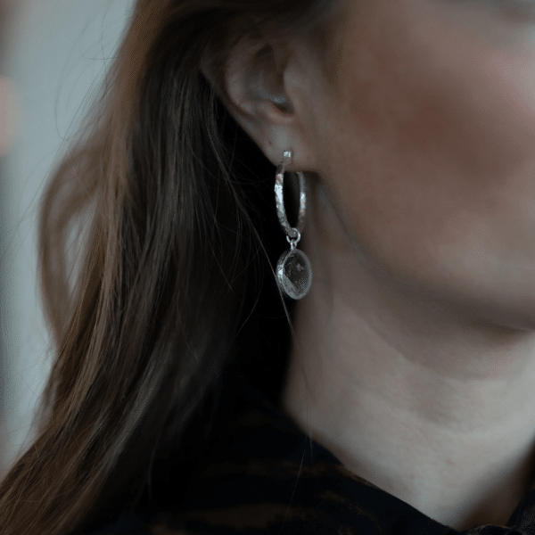 KrystalHoops | Halskædesæt Månesten