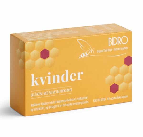 Bidro Kvinder - Gelé Royal med Salvie & rødkløver - 60 kapsler
