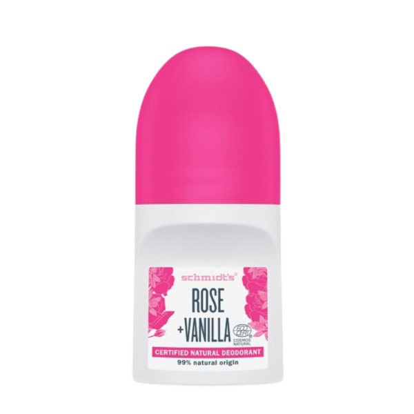 Schmidt's Naturals Deo Roll-On Rose + Vanilla