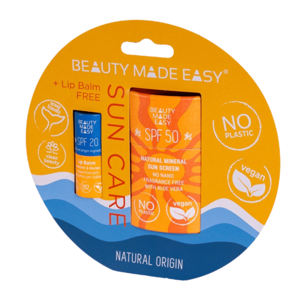 Beauty Made Easy® - SUN PROTECT Face SPF 50 & Lips SPF 20 - gaveæske