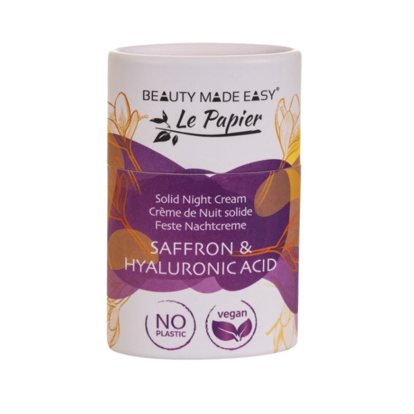 Beauty Made Easy® - Solid Night Cream - Saffron & Hyaluronic
