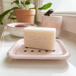 KLAR - Emalje Luksus Sæbeskål - Rose