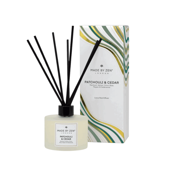 Made by Zen Luxury Reed Diffuser Patchouli & Cedar