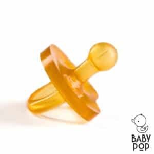 BABY POP - Sommerfugl Rund naturgummisut - 0-6 mdr
