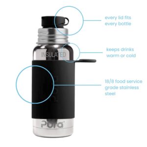 Pura® - Therma™ Sportsflaske Big Mouth® black 475ml