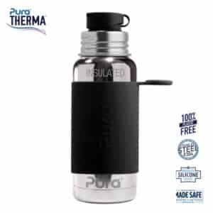 Pura® - Therma™ Sportsflaske Big Mouth® black 475ml