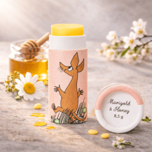 Moomin Læbebalsam med honning og morgenfrue
