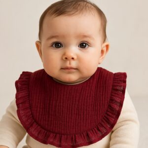 Hagesmæk økologisk bomuld - mørkerød