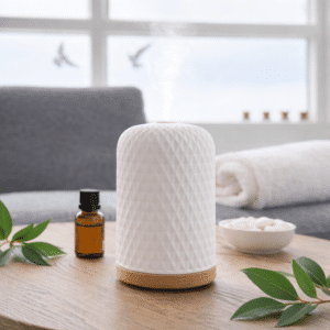 Tino aromadiffuser med lys til æteriske olier