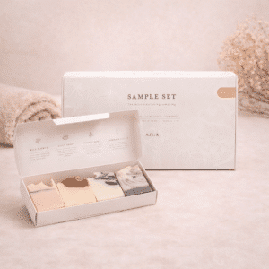azur-sample collection håndlavede naturlige sæber gæstesæber
