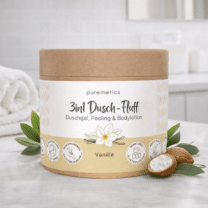 Puremetics 3-i-1 Shower-Fluff Vanille