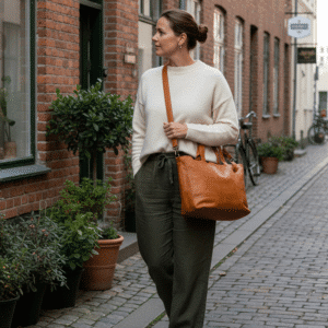 Muud Hiba Zipper Shopper | Whisky