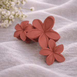 Mimie Blomster Hårklemme - blomme
