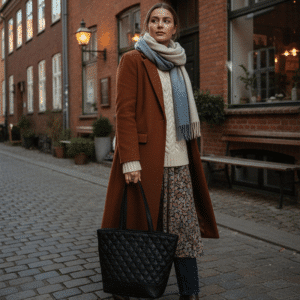 Muud Betsy Quilted Shopper | Sort Læder