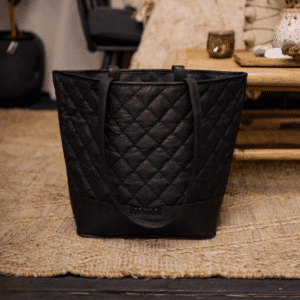 Muud Betsy Quilted Shopper | Sort Læder