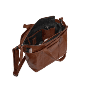 Muud Hiba Zipper Shopper | Rich Brown