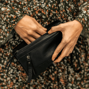 Muud Riga Crossbody Premium Læder | Black